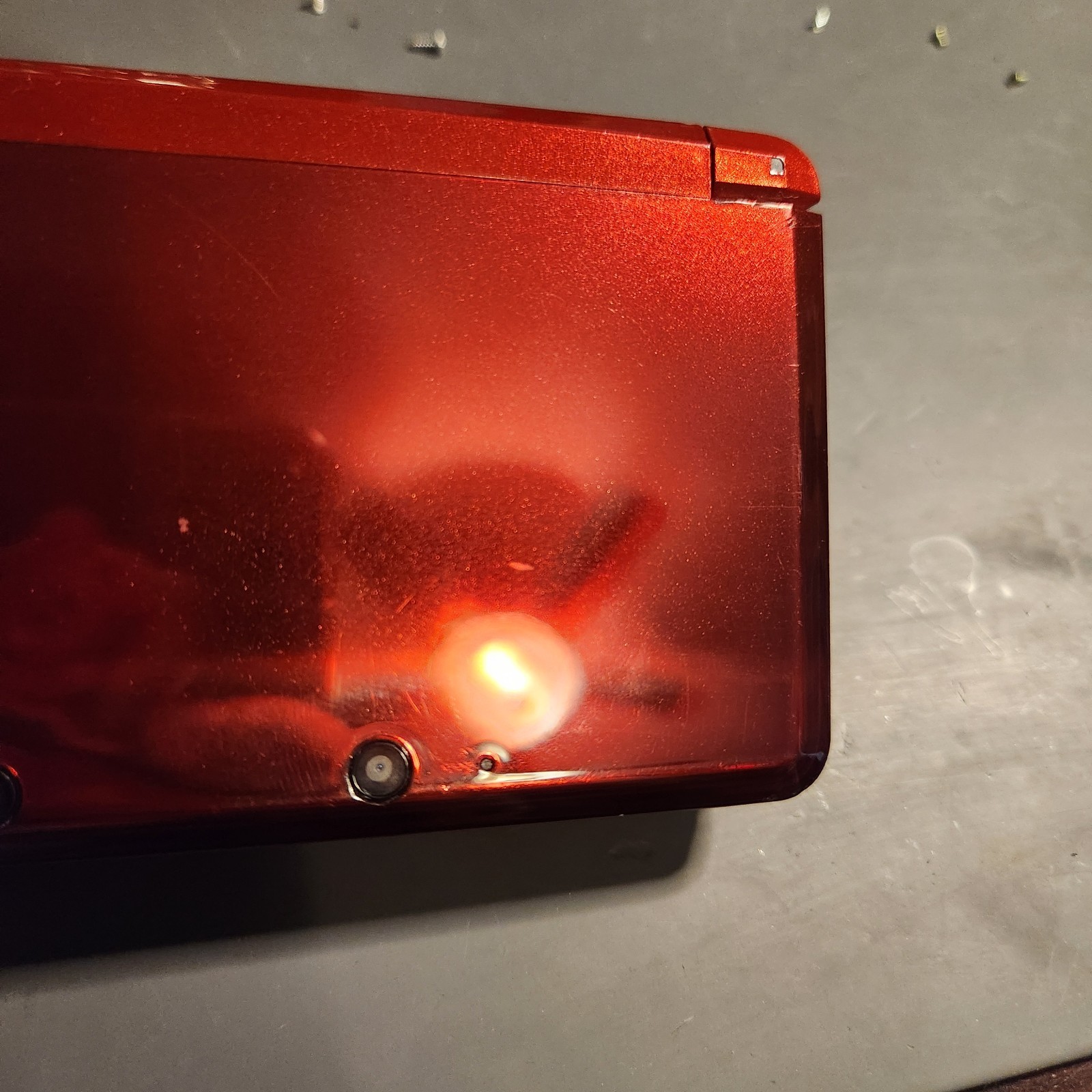 Nintendo 3DS Handheld Game Console Flame Red