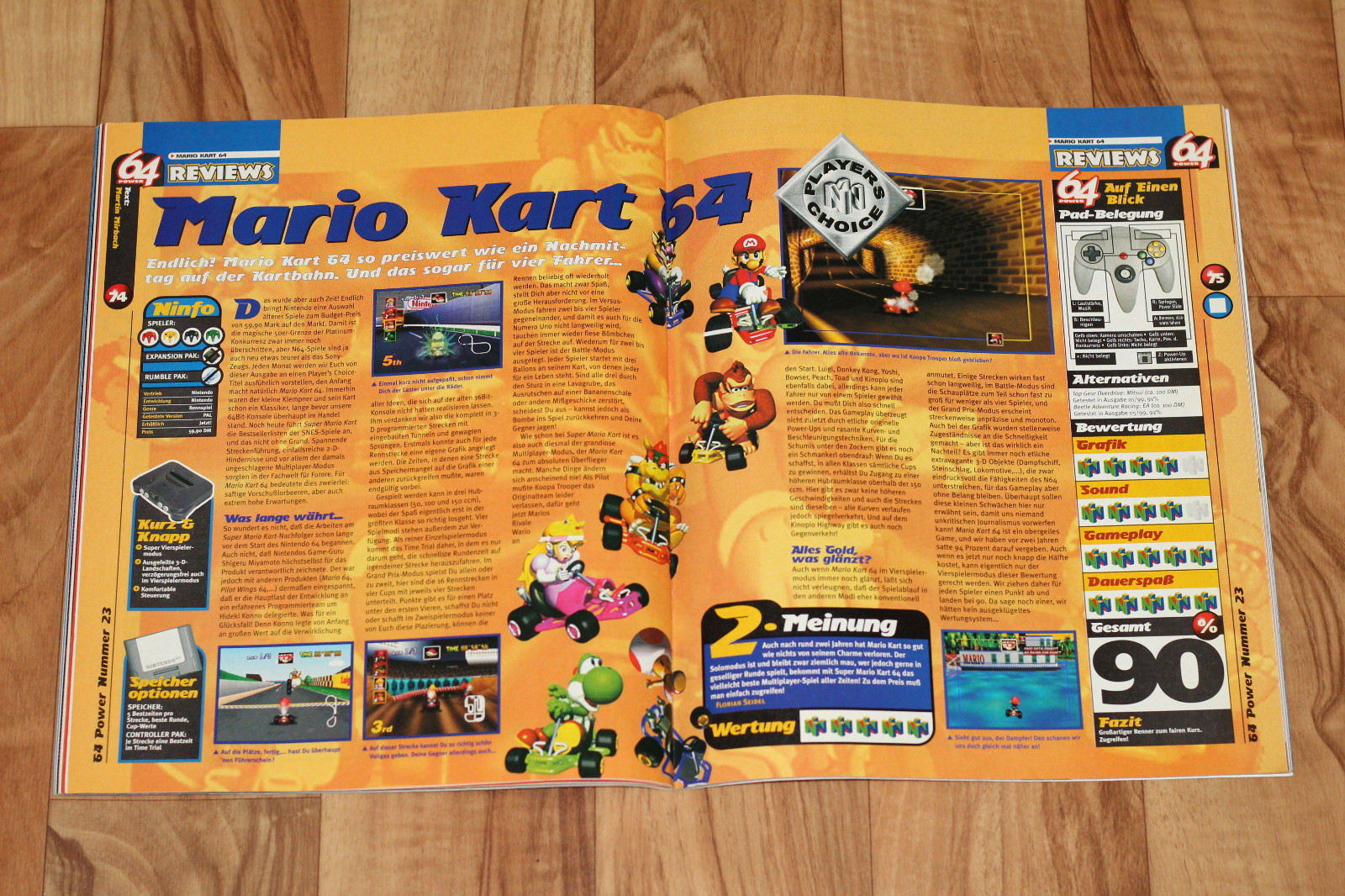 1999 Nintendo 64 Magazine Mario Golf Kart 64 Hybrid Heaven Road Rash Rayman 2