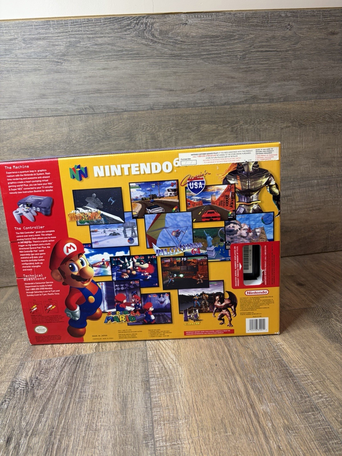 Original Nintendo 64 N64 Console System CIB Complete In Box Authentic OEM GOOD!