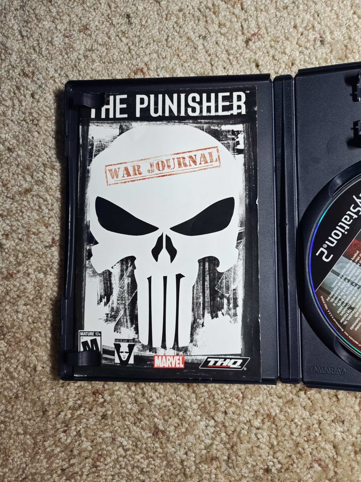 The Punisher (Sony Playstation 2, 2005) Complete PS2