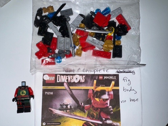Lego Dimensions Nya Tag No Base Ninjago Samurai Warrior 71216