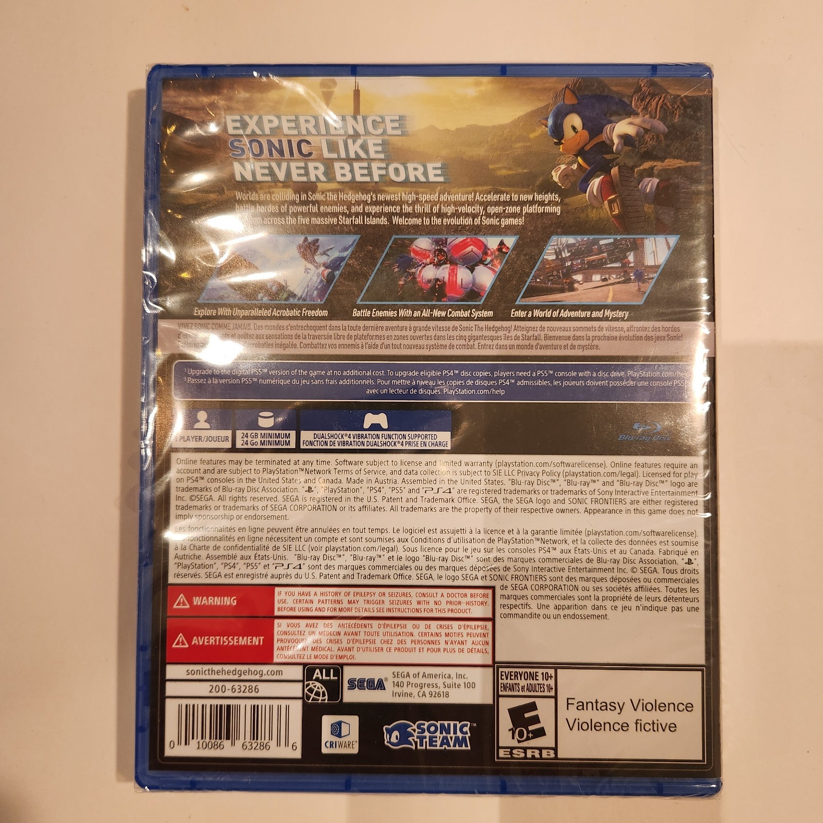 Sonic Frontiers – Sony PlayStation 4