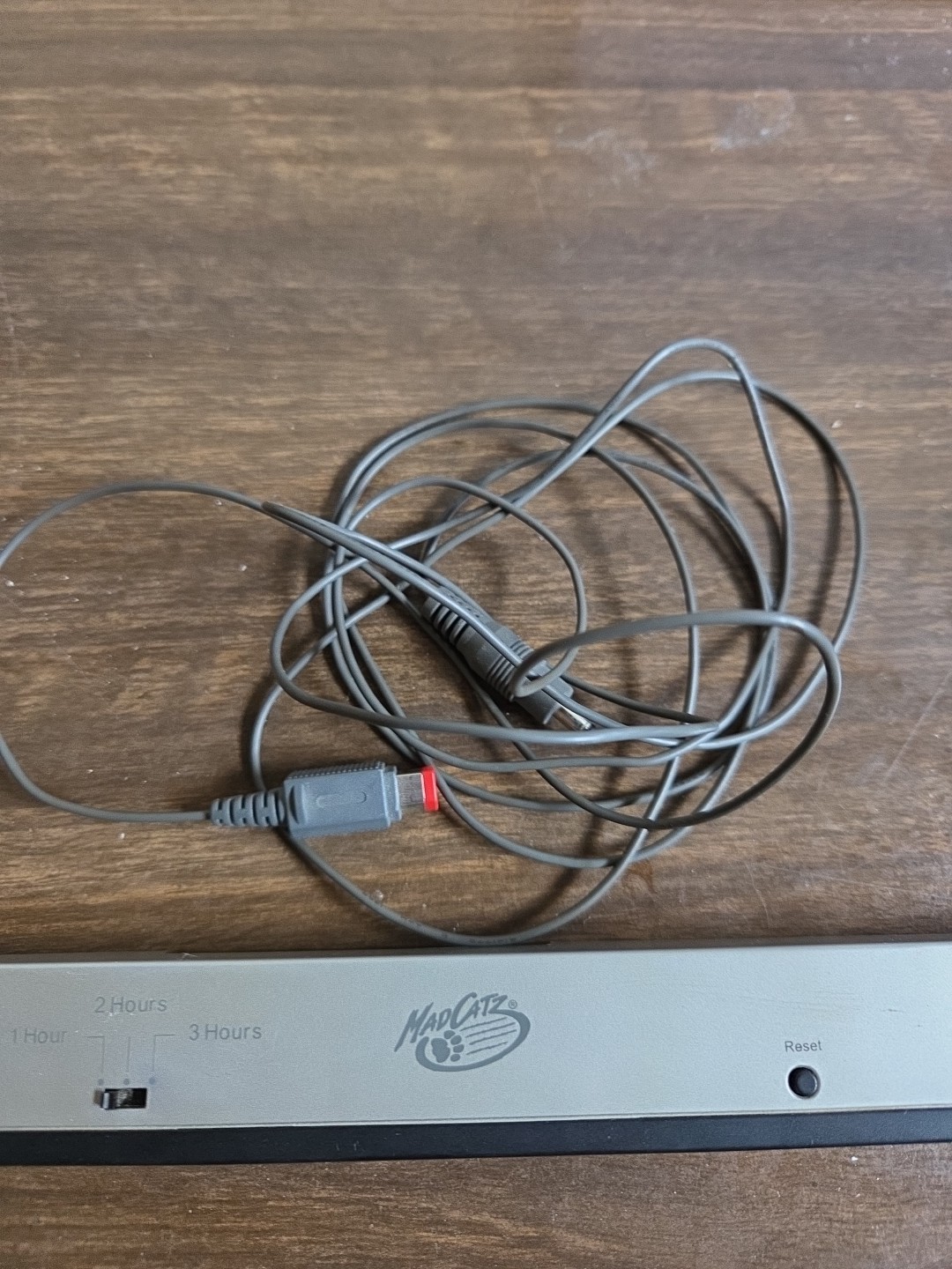 Nintendo Wii Sensor Bar Silver (2009) Mad Catz #5718
