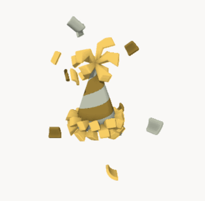 Animal Jam Classic AJ AJC Rare Item Monday Celebration Party Hat Item (Read D.)