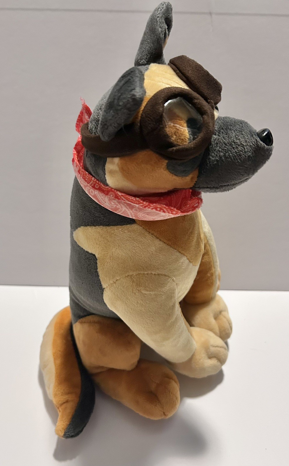 Fallout 4 Dogmeat Plush Figure Stuffed Animal Dog W/ Bandana & Goggles Bethesda