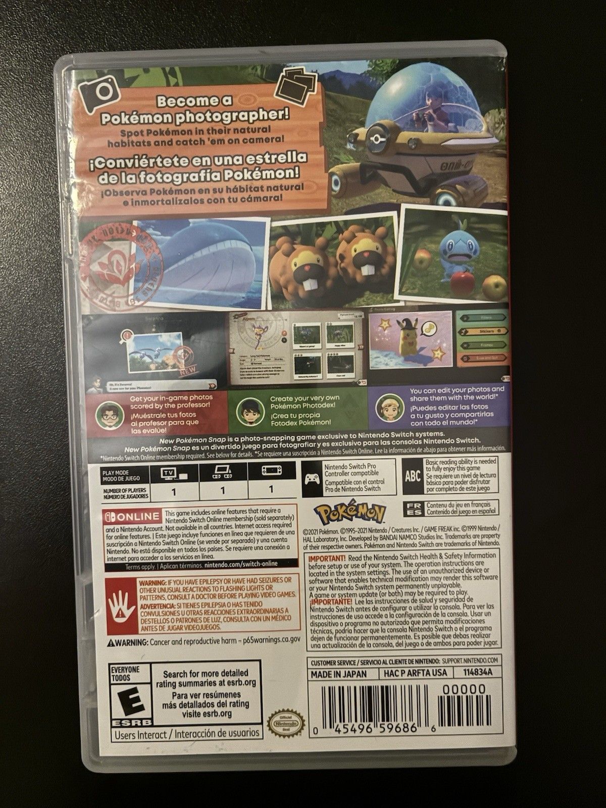 New Pokémon Snap- Nintendo Switch Game