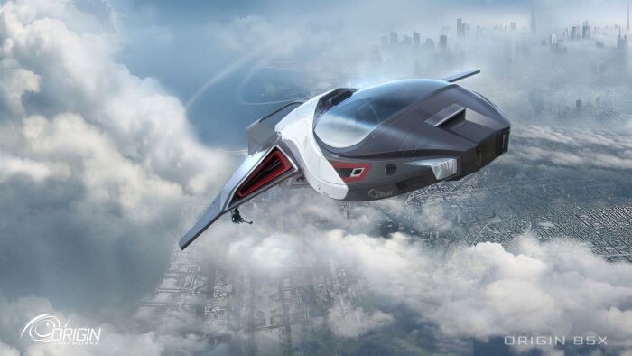 Origin 890 JUMP Star Citizen Capital Ship 5yr Insurance Includes 85X Craft