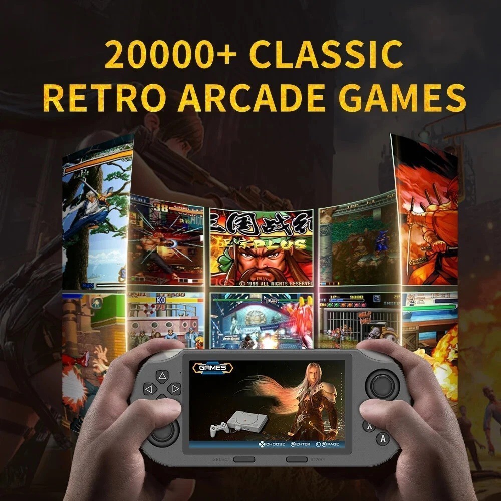 SF3000 Handheld Retro Game Console Video Consoles Built-in 20000 Games MD FC SFC