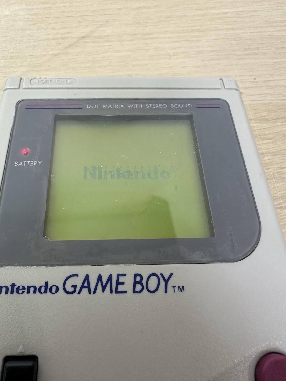Original Game Boy 1989 DMG-01 Gameboy w/ Box, Foam, Cable, Inserts – WORKS!