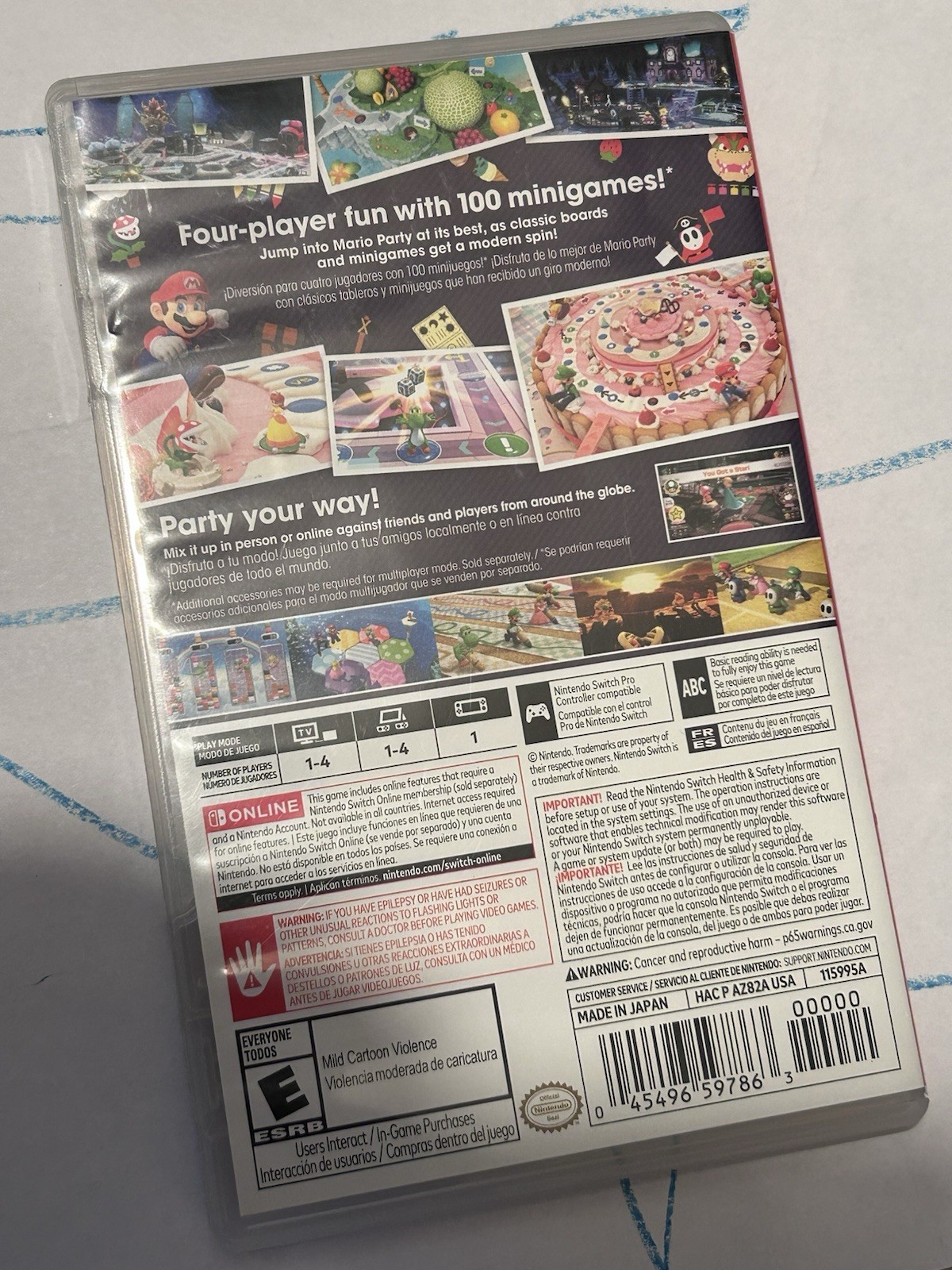 Mario Party Superstars – Nintendo Switch (Free Shipping) Mint Condition!