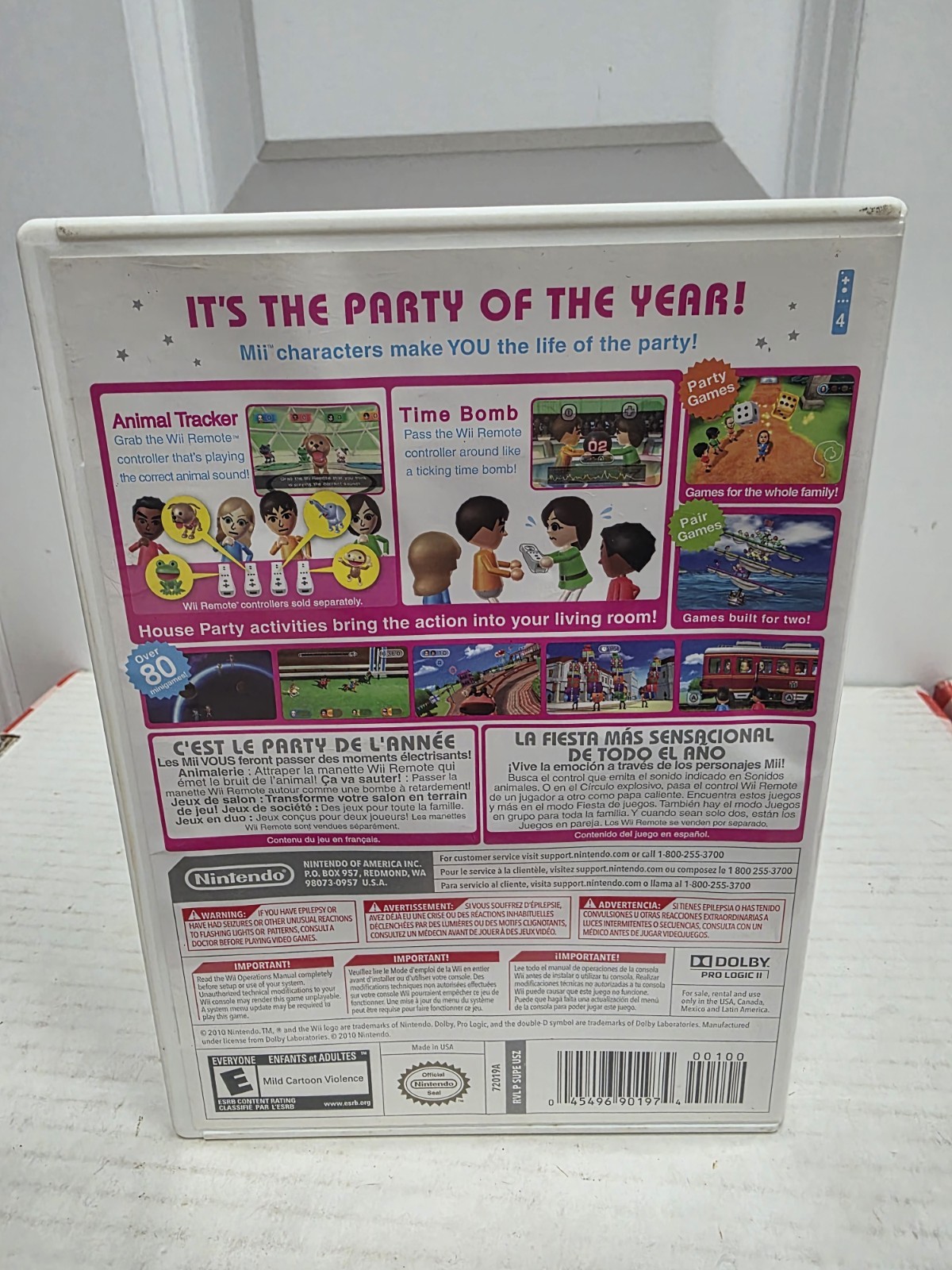 Wii Party Nintendo Wii Complete In Box – CIB – RARE – Fast Ship – Tested