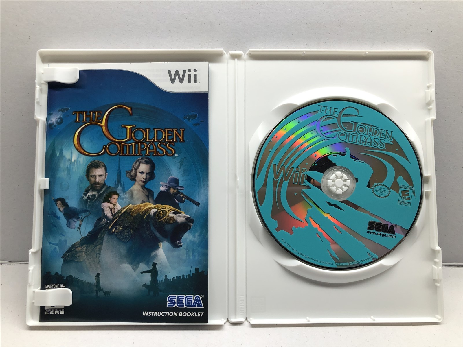 The Golden Compass (Nintendo Wii, 2007) Complete w/ Manual – Tested Working