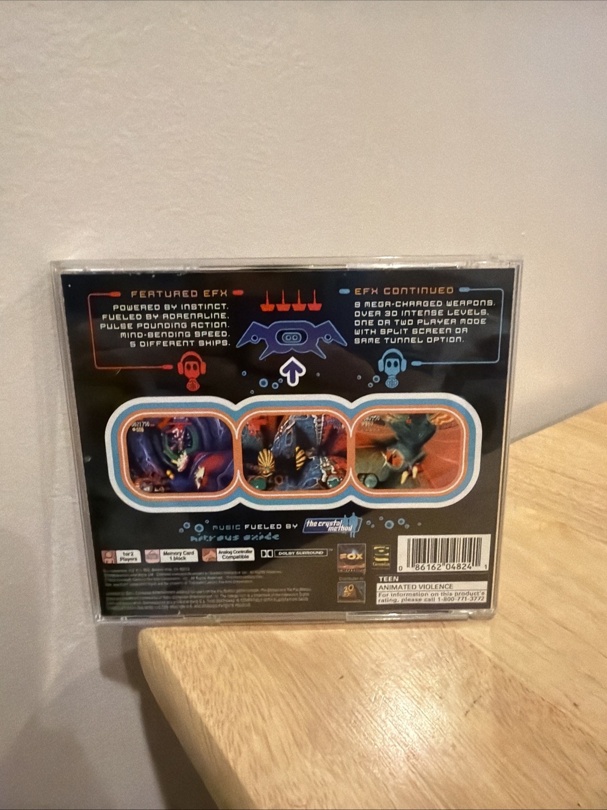 N2O Nitrous Oxide for PlayStation 1 with Manual (resurfaced Disc)