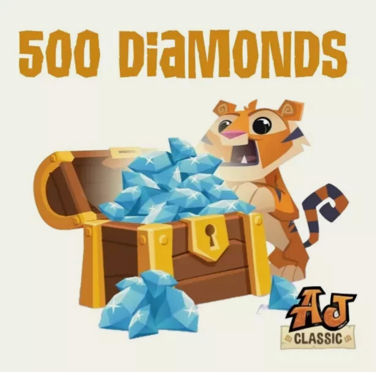 Animal Jam Classic AJC 500 Diamonds (READ DESCRIPTION BEFORE BUYING)
