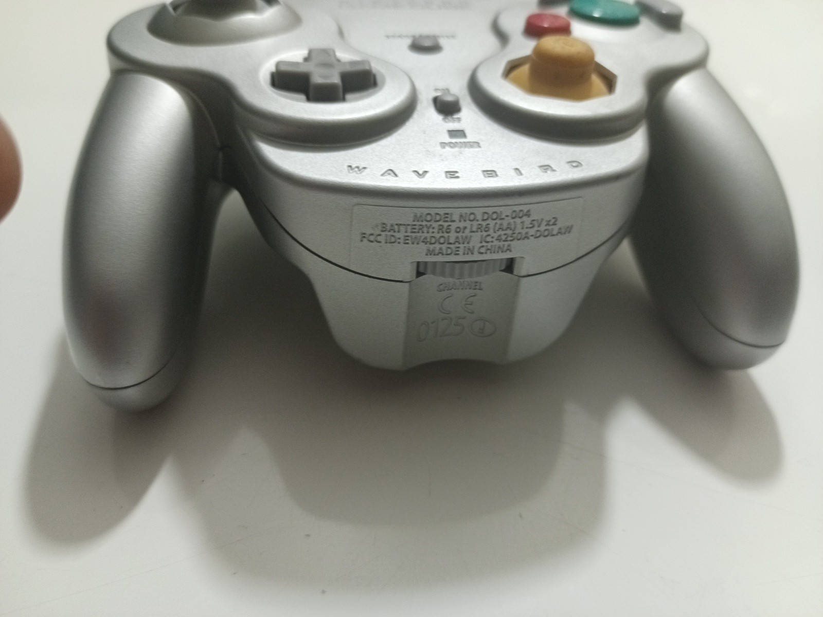 Nintendo Gamecube Wavebird Wireless Controller Platinum DOL-004 No Adapter #2