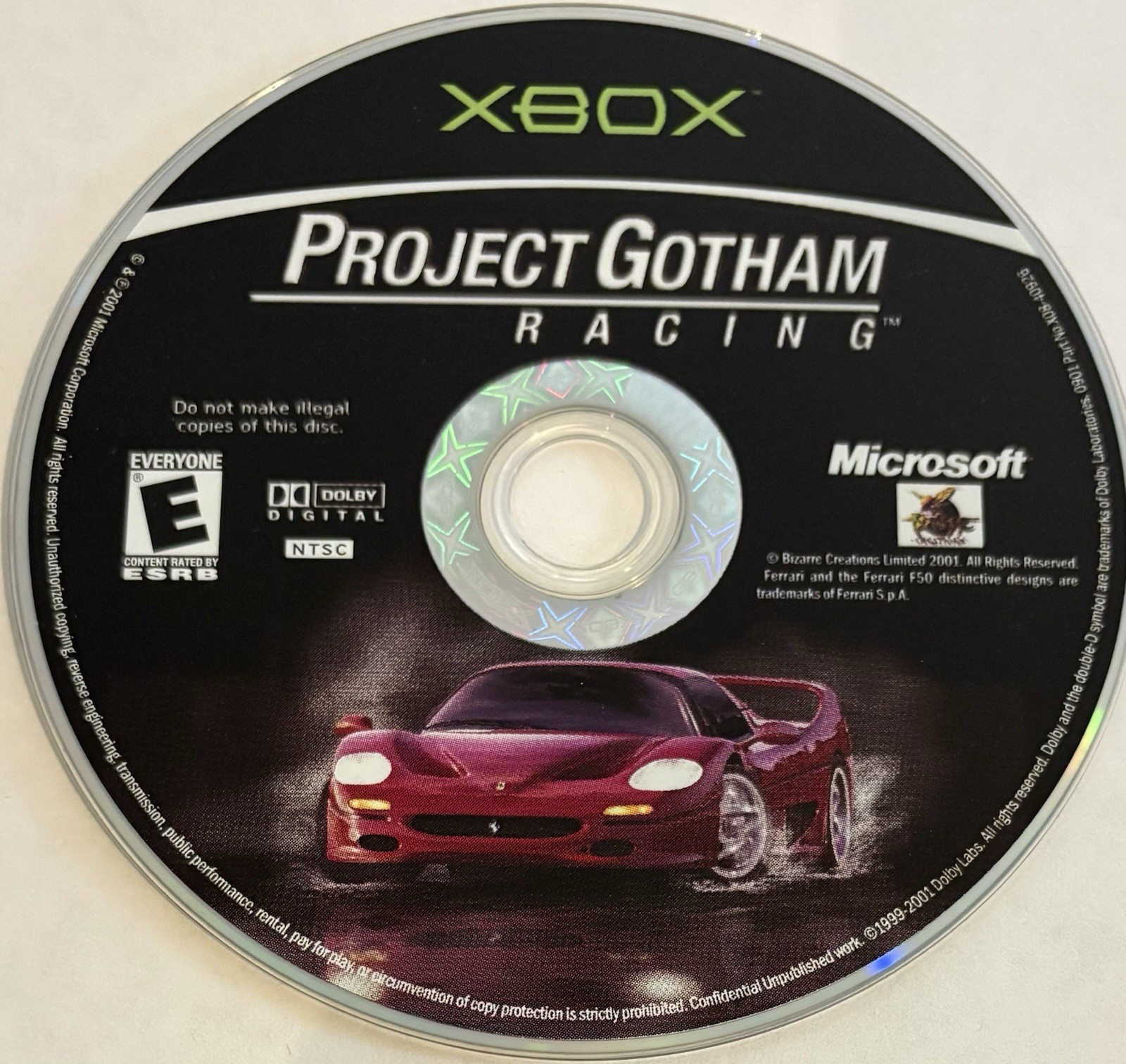 Project Gotham Racing (Microsoft Xbox) DISC ONLY | NO TRACKING | M2897