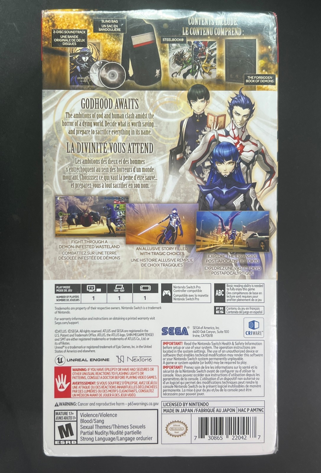Shin Megami Tensei V Fall Of Man Premium Edition – Nintendo Switch (Box Damage)