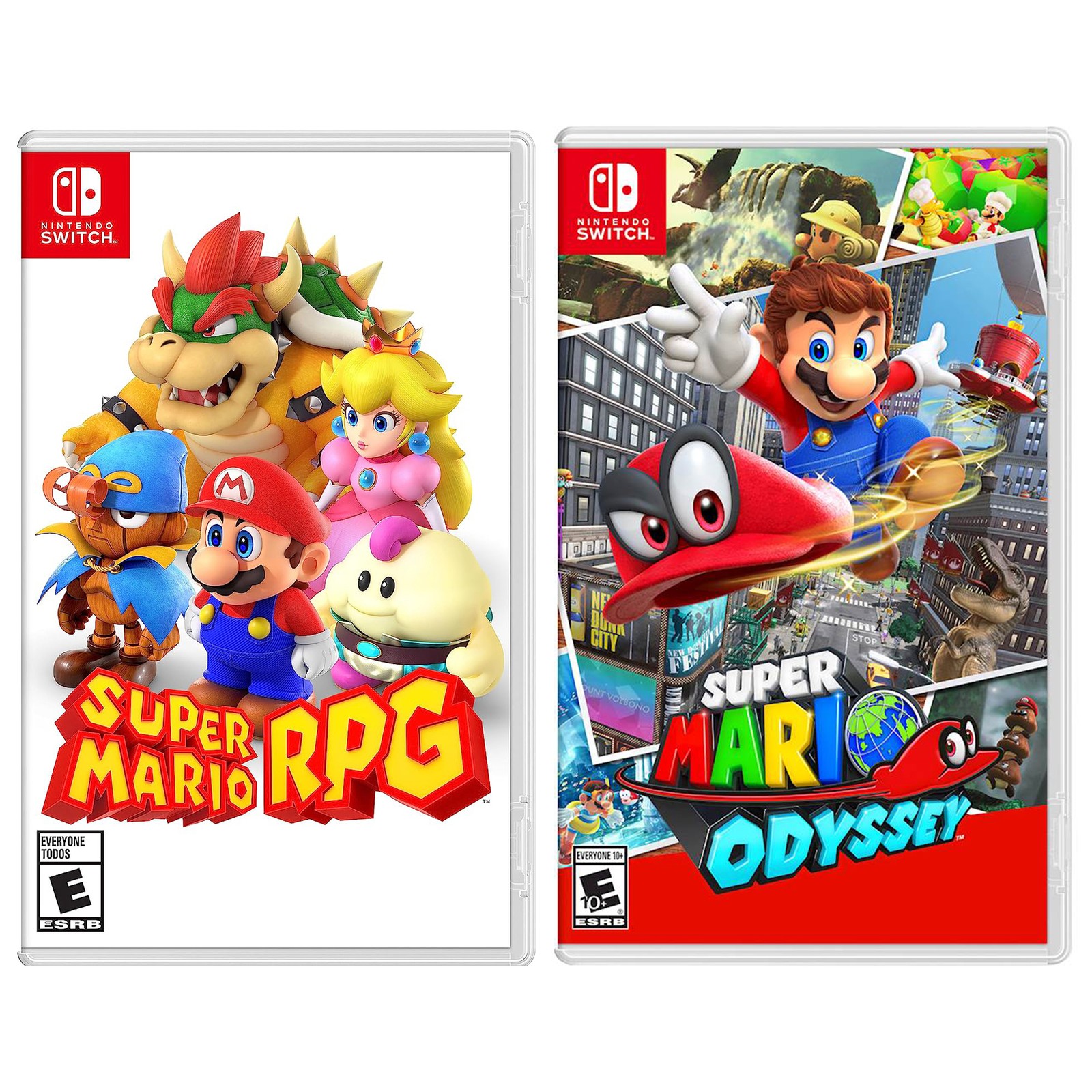 Super Mario RPG and Super Mario Odyssey Two Game Bundle – Nintendo Switch