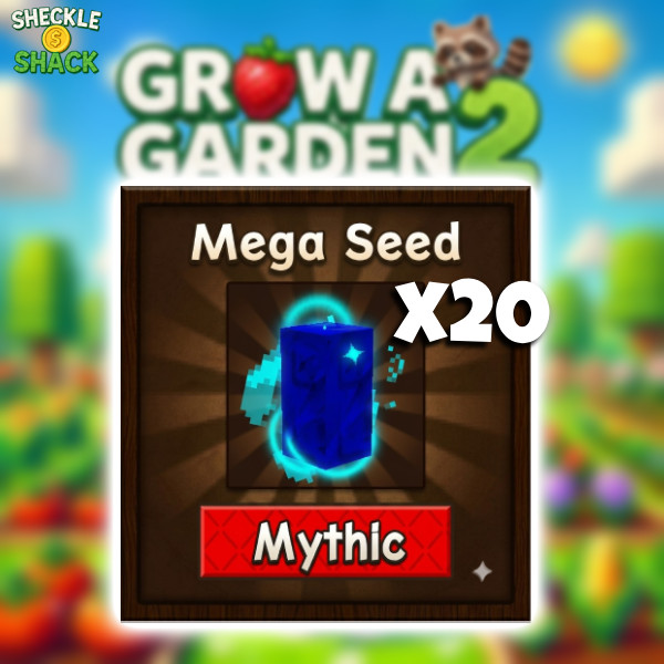 🟦x20 MEGA SEED 🌱 Grow🪴A Garden 2 🌳 (Super Fast Delivery🚀!)