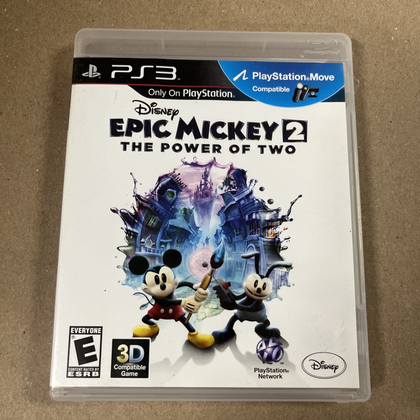 Disney Epic Mickey 2 (The Power of Two) – Sony PS3 – 2012 – Manual – Rated E