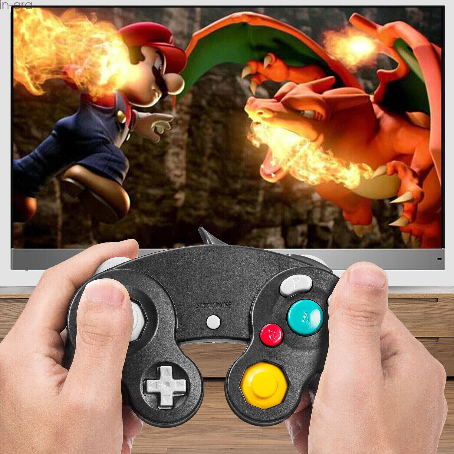 2PCS Wired Controller Gamecube NGC Compatible with Nintendo Gamecube Console