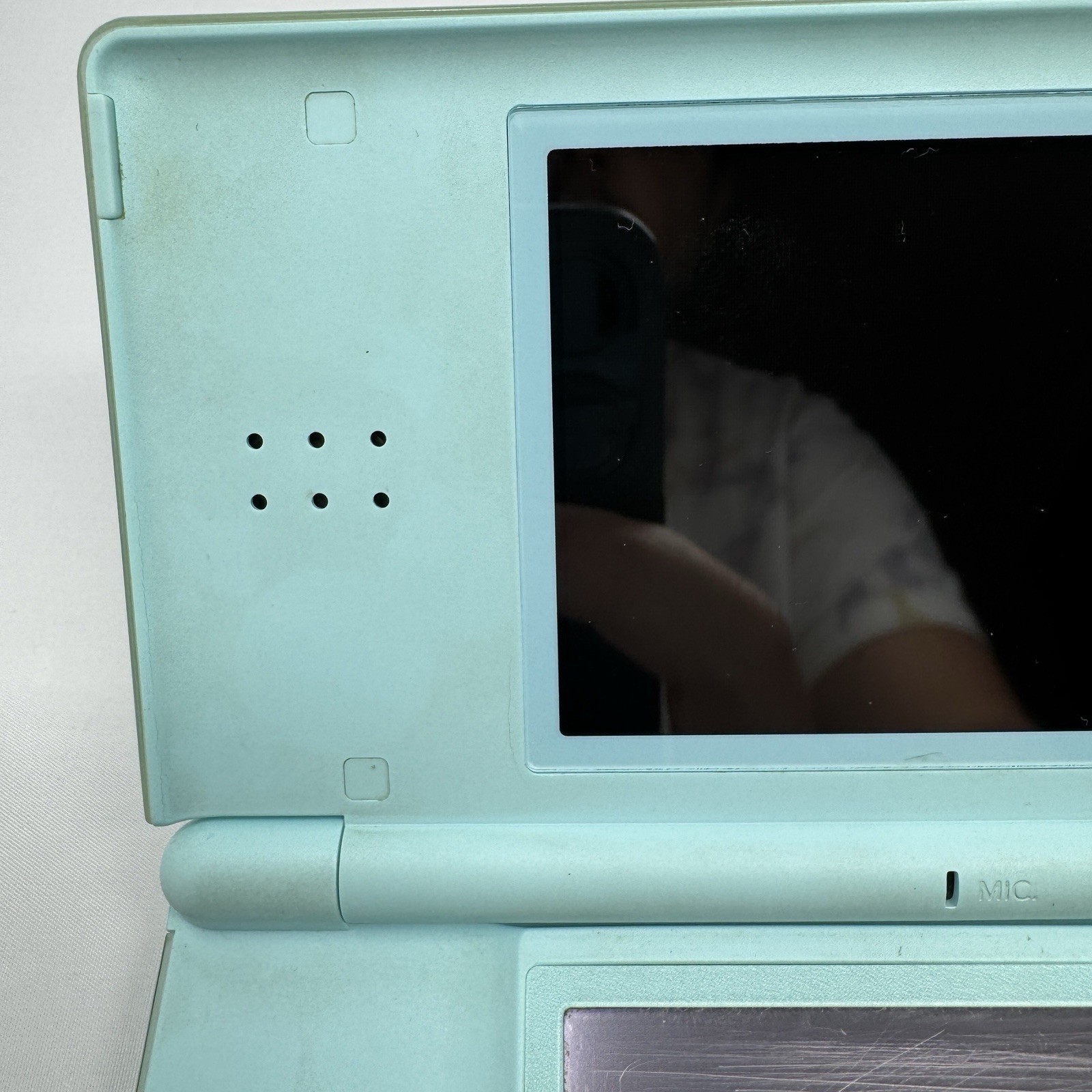*AS IS* Nintendo DS Lite Light Blue Handheld System w/ Multi Cable Charge Cord