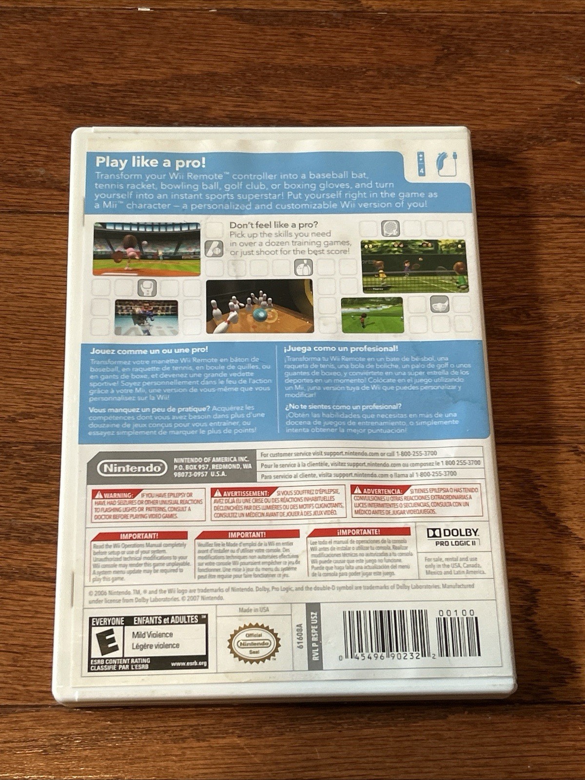 Nintendo Selects Wii Sports with Case & Manual Included Tested
