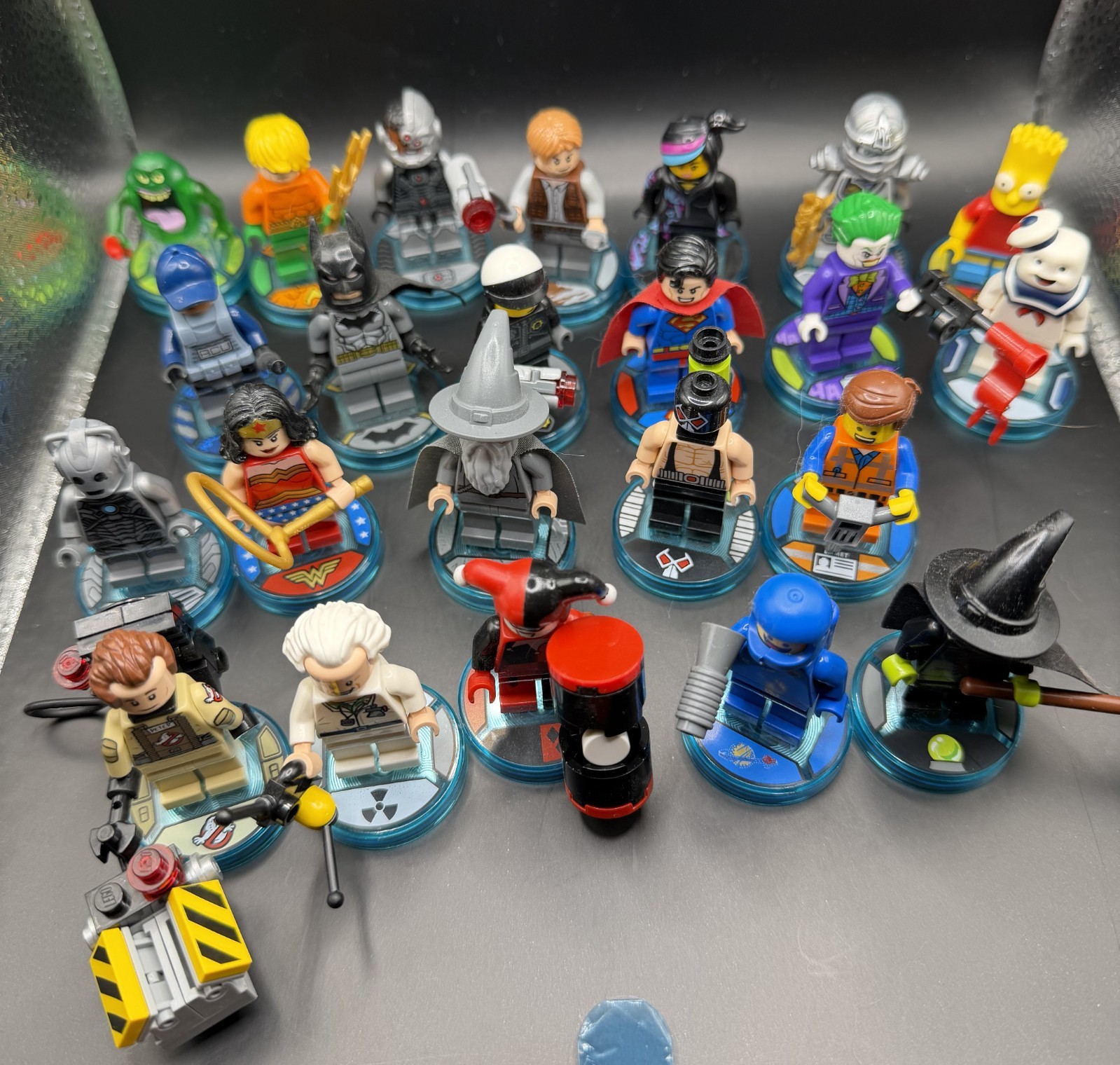 LEGO Dimensions Lot of Character Figures Vehicles and Games