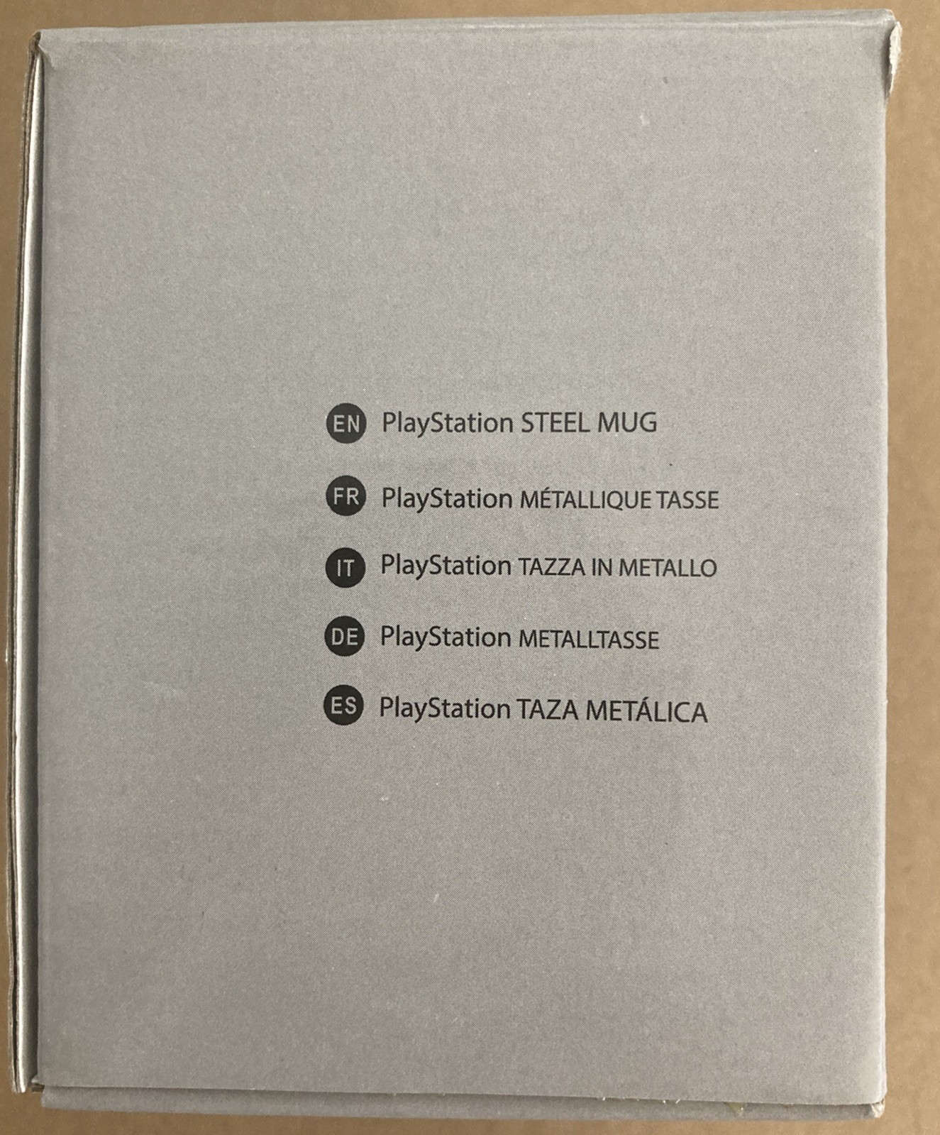 PLAYSTATION SINCE 94 STEEL MUG NUMSKULL RARE COLLECTOR ITEM NEW