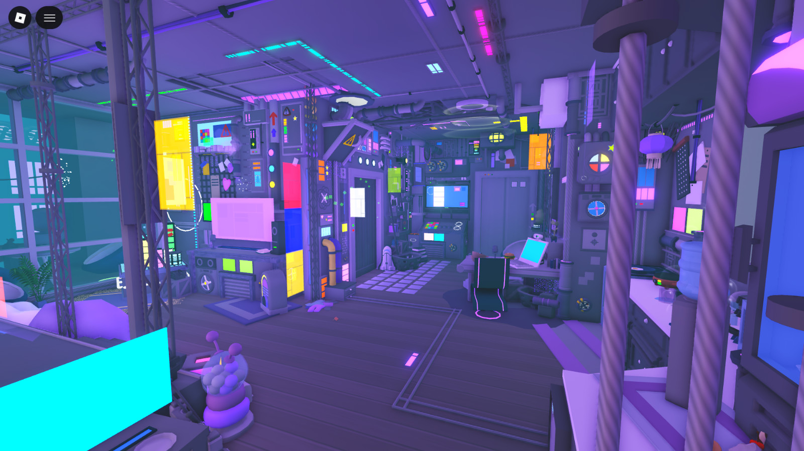 Adopt From Me l CyberPunk Apartment l 🟢Online l Same Day 🚚