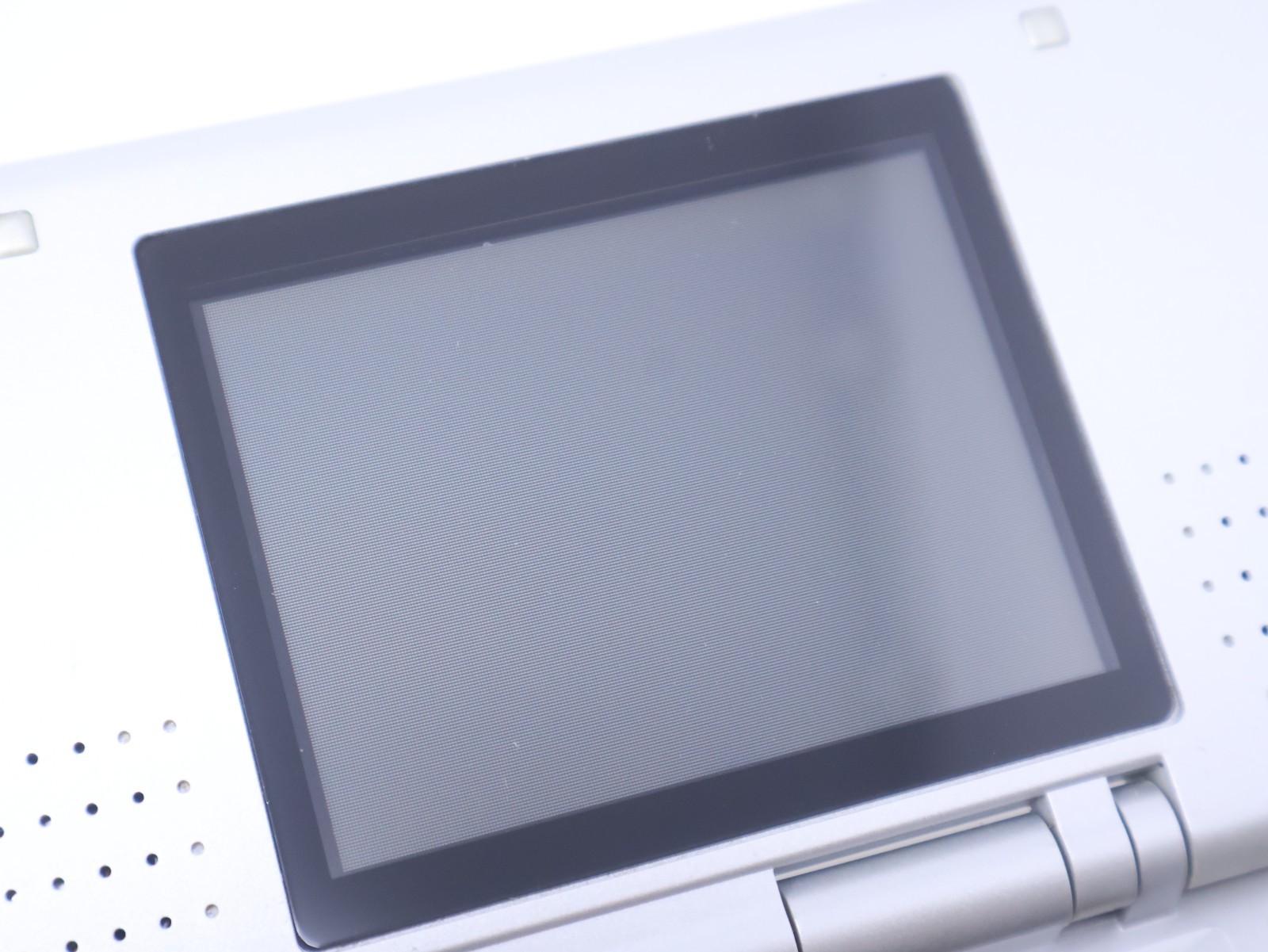 Nintendo DS Handheld Console Tested Working Titanium Silver w/ Charger & Stylus