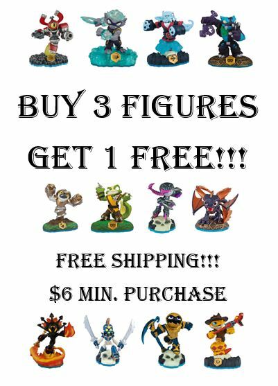Skylanders Swap Force Figures Buy 3 Get 1 Free – $6 Minimum Purchase