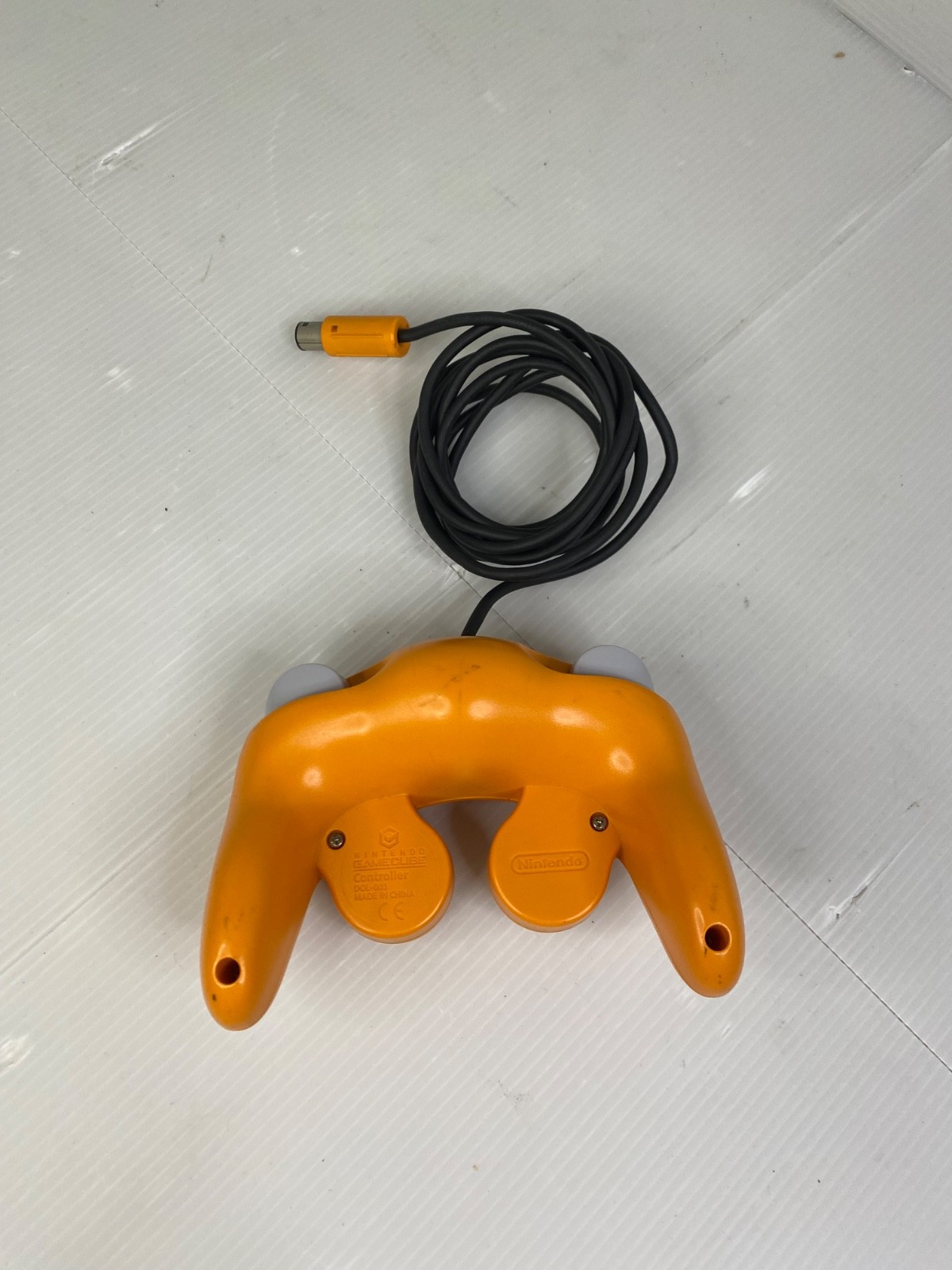 Original Nintendo GameCube Spice Orange Controller TIGHT JOYSTICKS TESTED US