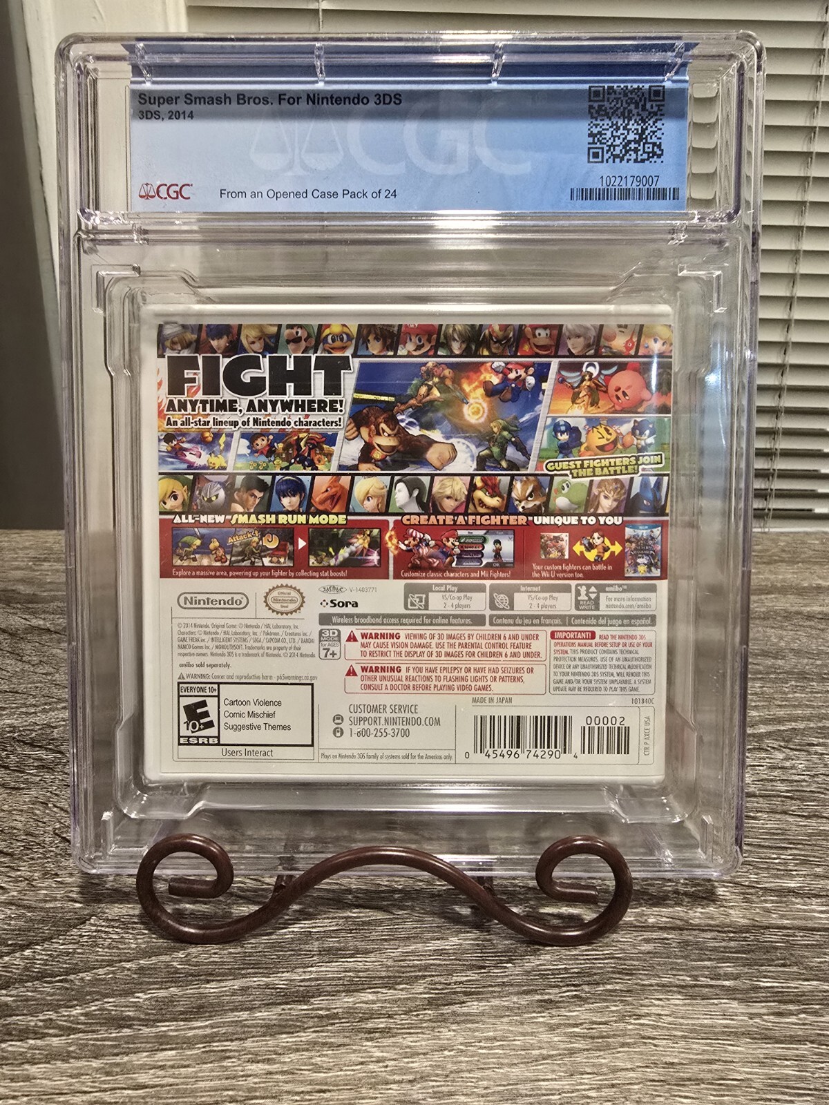 Super Smash Bros – Nintendo 3DS – CGC Graded 9.9 A++