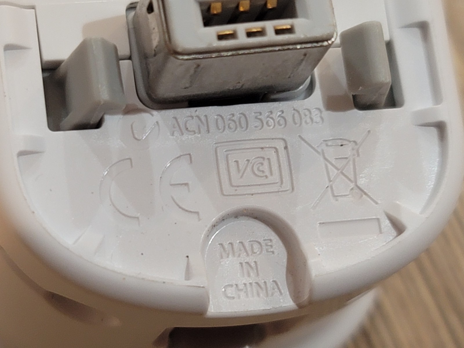 Nintendo Wii Motion Plus Adapter Motion With Sleeve White