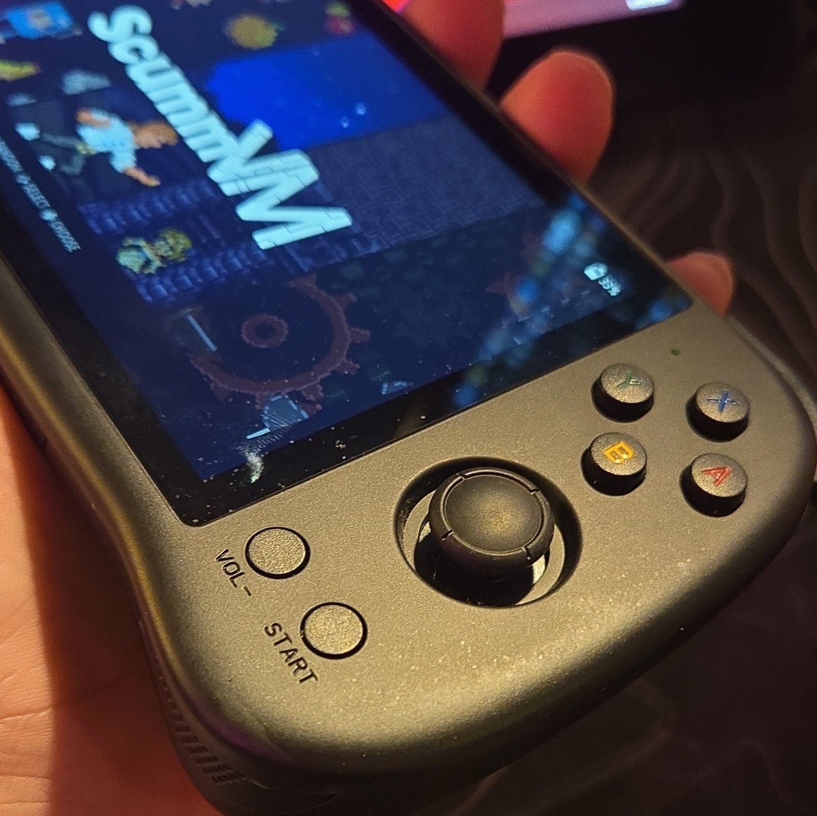 POWKIDDY X55 Handheld Game Console Black 16GB 720p Linux Wi-Fi USB-C HDMI