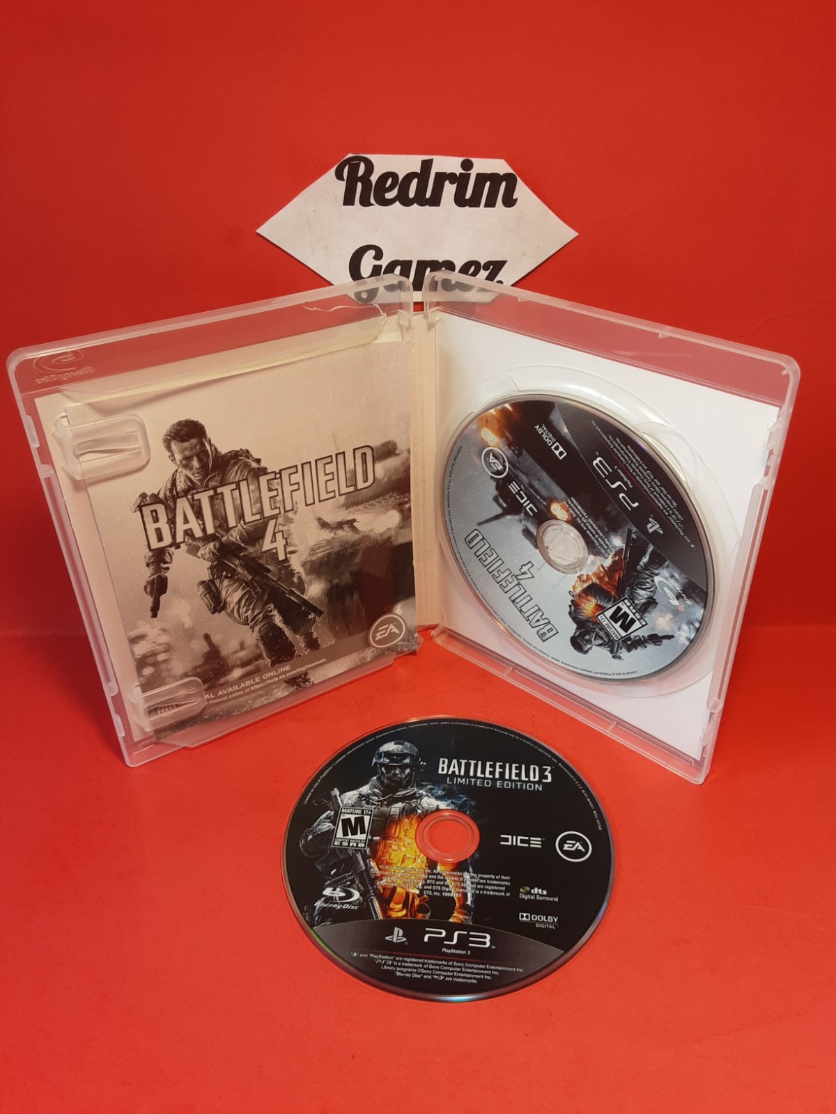 Battlefield 3 4 Combo Pack Sony PS3 Playstation Video Games EA Dice
