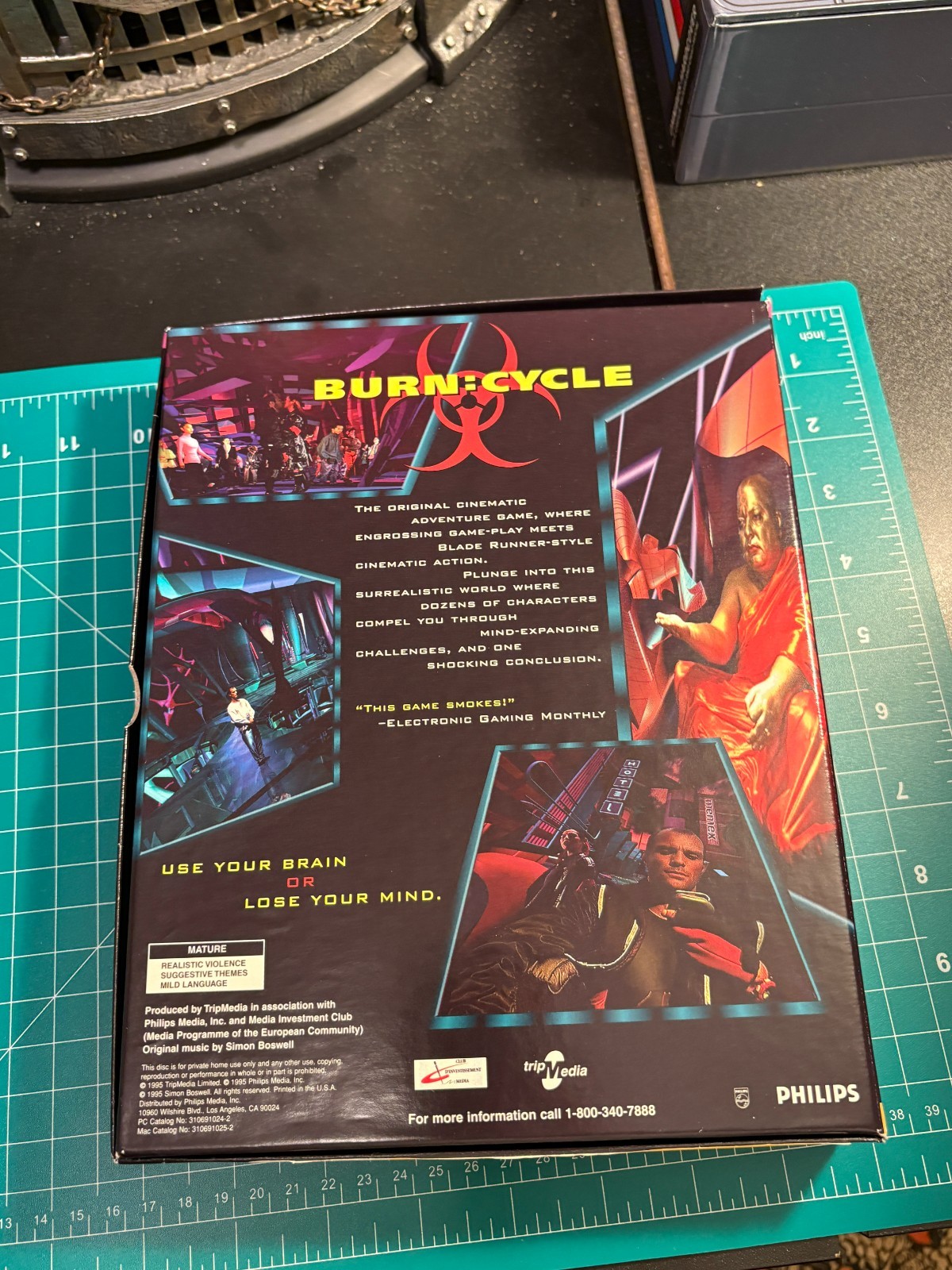 Burn:Cycle Burn Cycle Limited Edition Large Box NO GAME Box Only