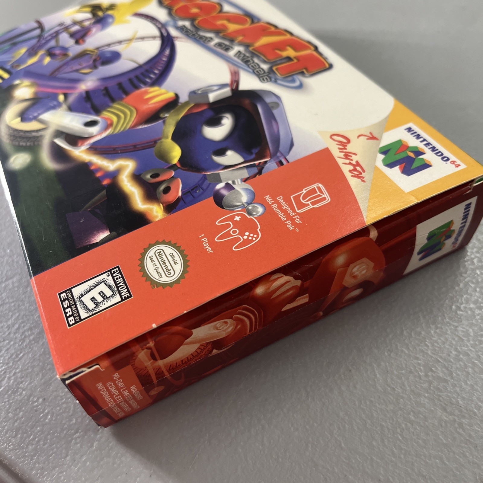 Rocket: Robot on Wheels (Nintendo 64 N64) w/ Reg Card CIB