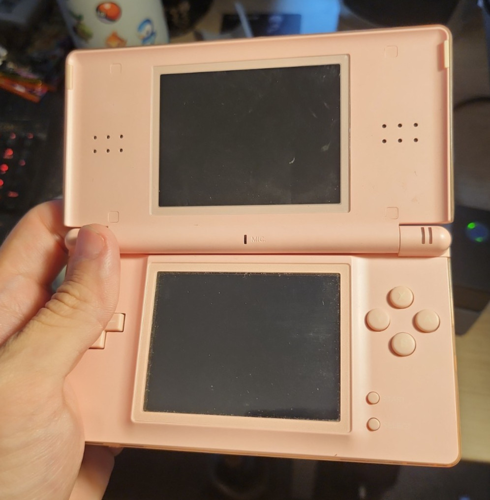 Nintendo DS Lite Console – Coral Pink – In Box