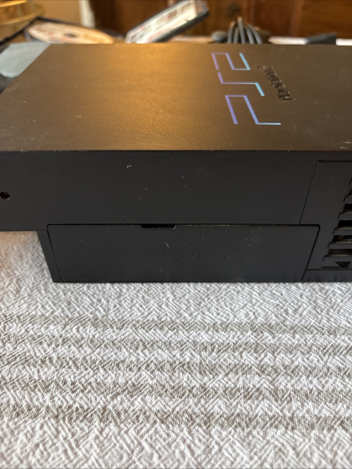 Sony PlayStation 2 PS2 Fat Console Bundle OEM Controller & 12 Games TESTED