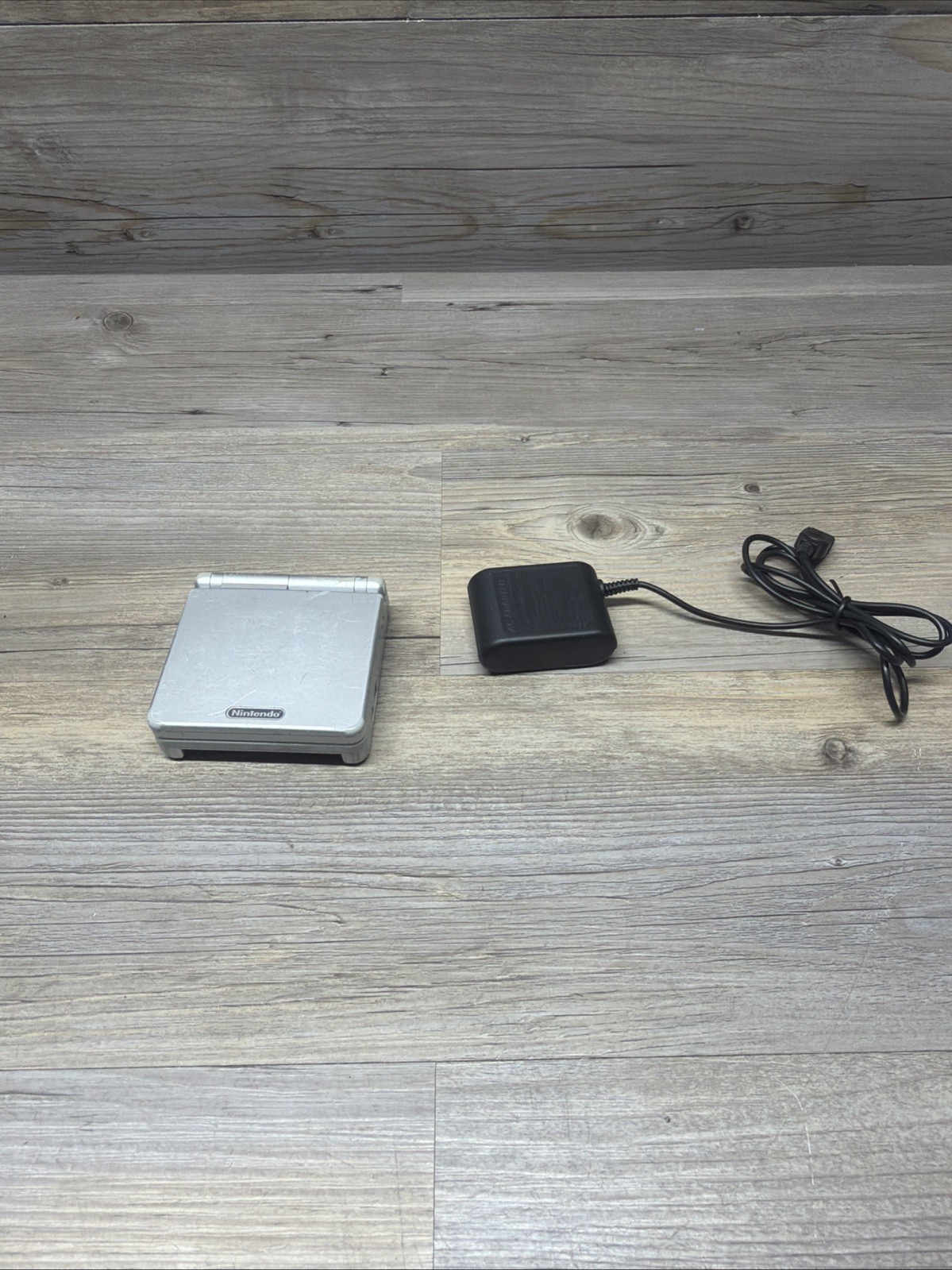 Nintendo Game Boy Advance SP Silver Handheld System TESTED WORKING