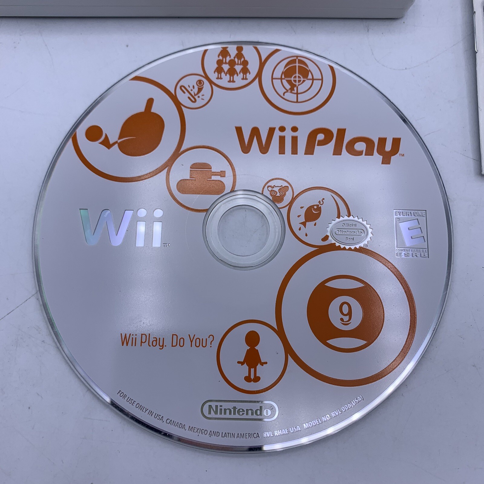 Wii Play (Nintendo Wii, 2007) Complete with Manual CIB Refurbished – Good