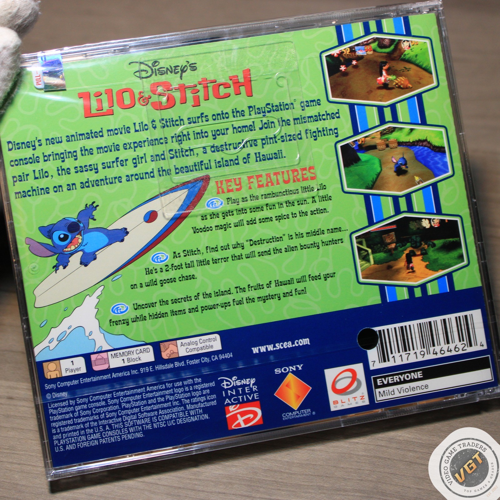 Disney’s Lilo & Stitch PlayStation 1, PS1 2002 NEW! – RARE! (CASE CRACK, READ)