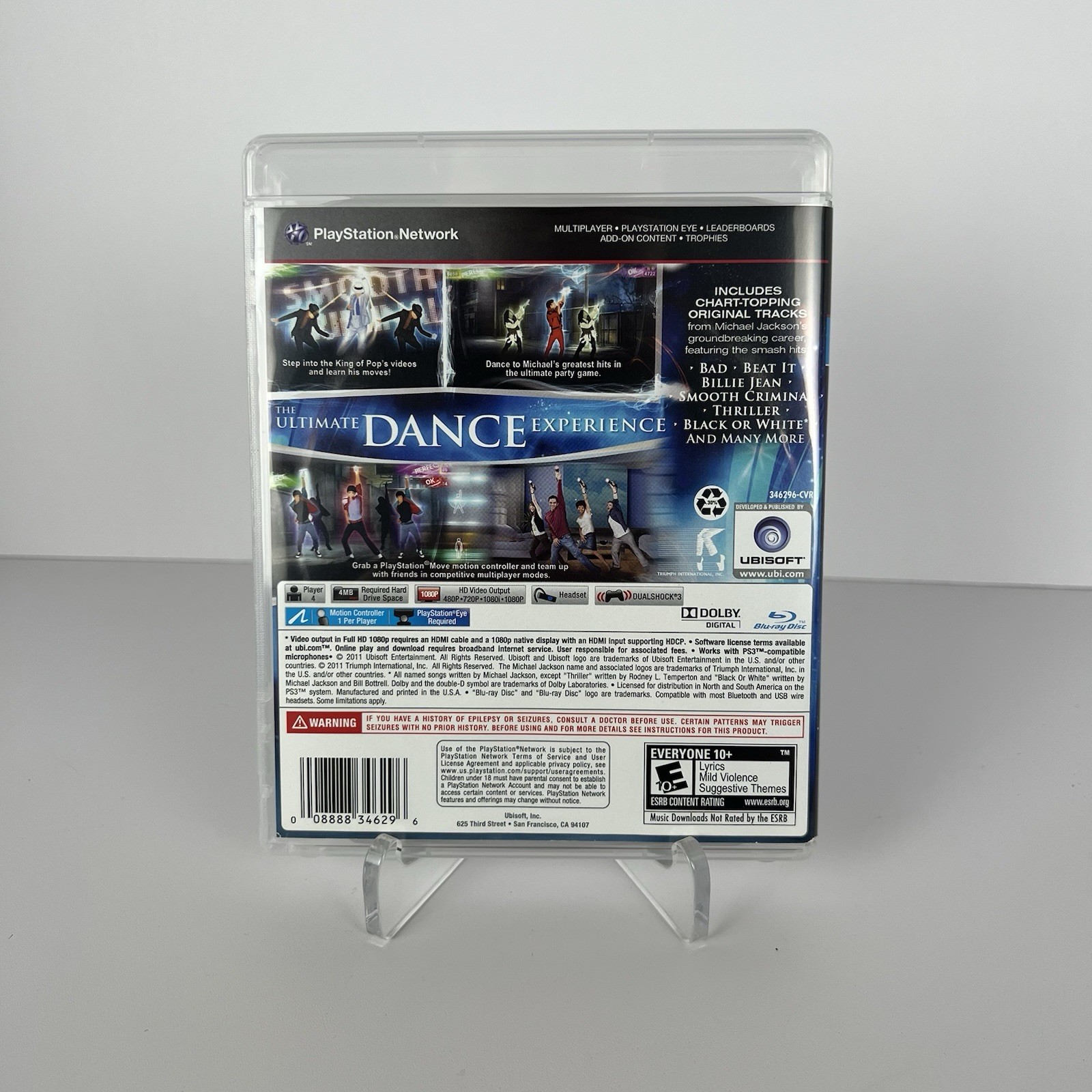 Michael Jackson the Experience (Move Compatible) – Sony PlayStation 3 PS3 CIB