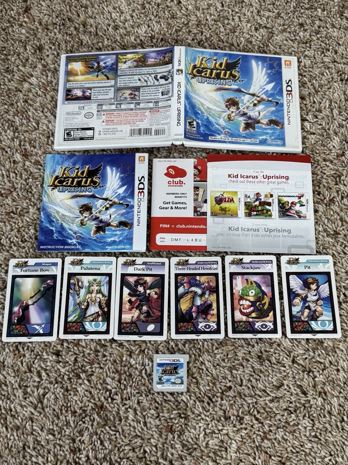 Kid Icarus: Uprising – Nintendo 3DS, USA Version, Rare