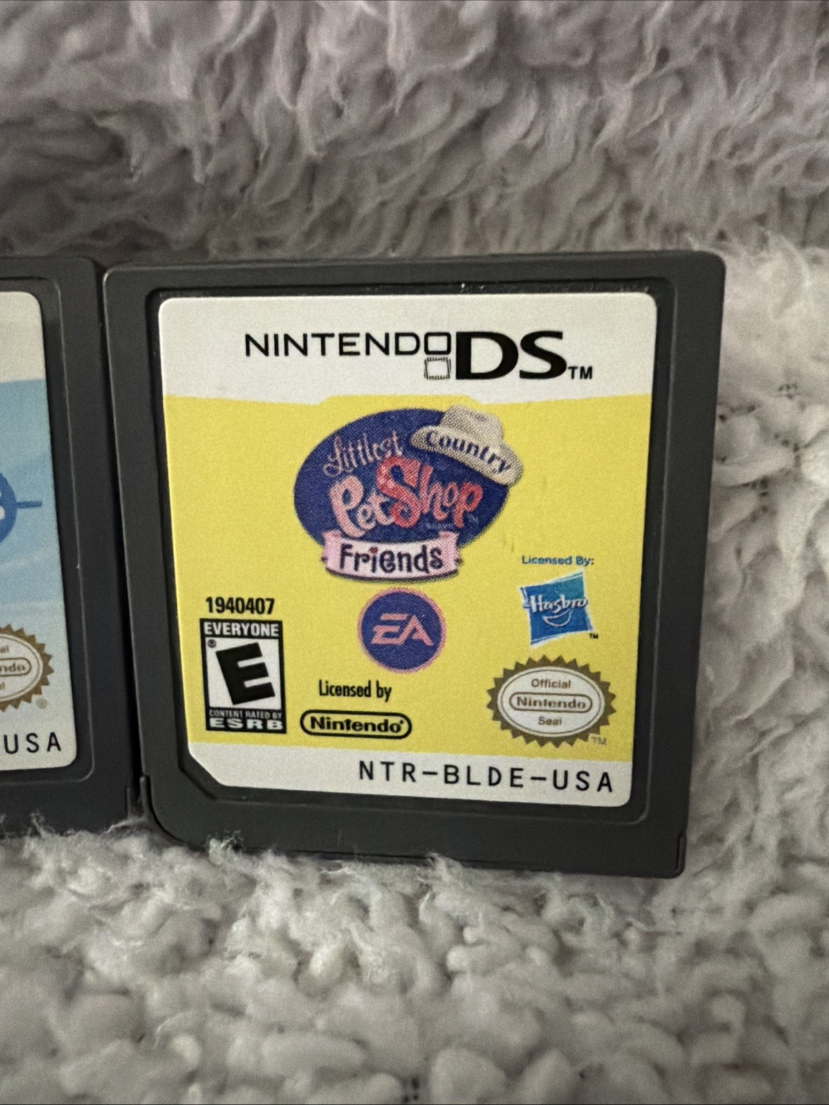 The Littlest Pet Shop Country Friends + Nintendo Browser DS CARTRIDGES ONLY X2