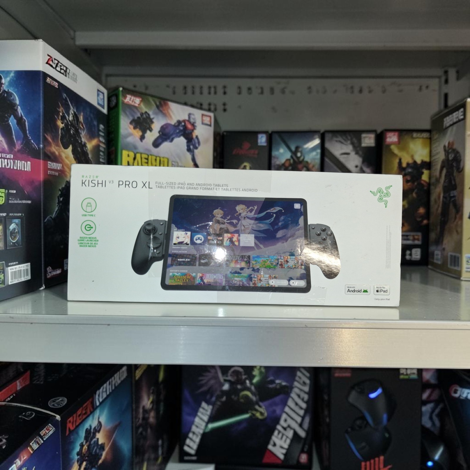 New Razer Kishi V3 Pro XL USB-C Mobile Controller for iPad/Android Tablet- NEW