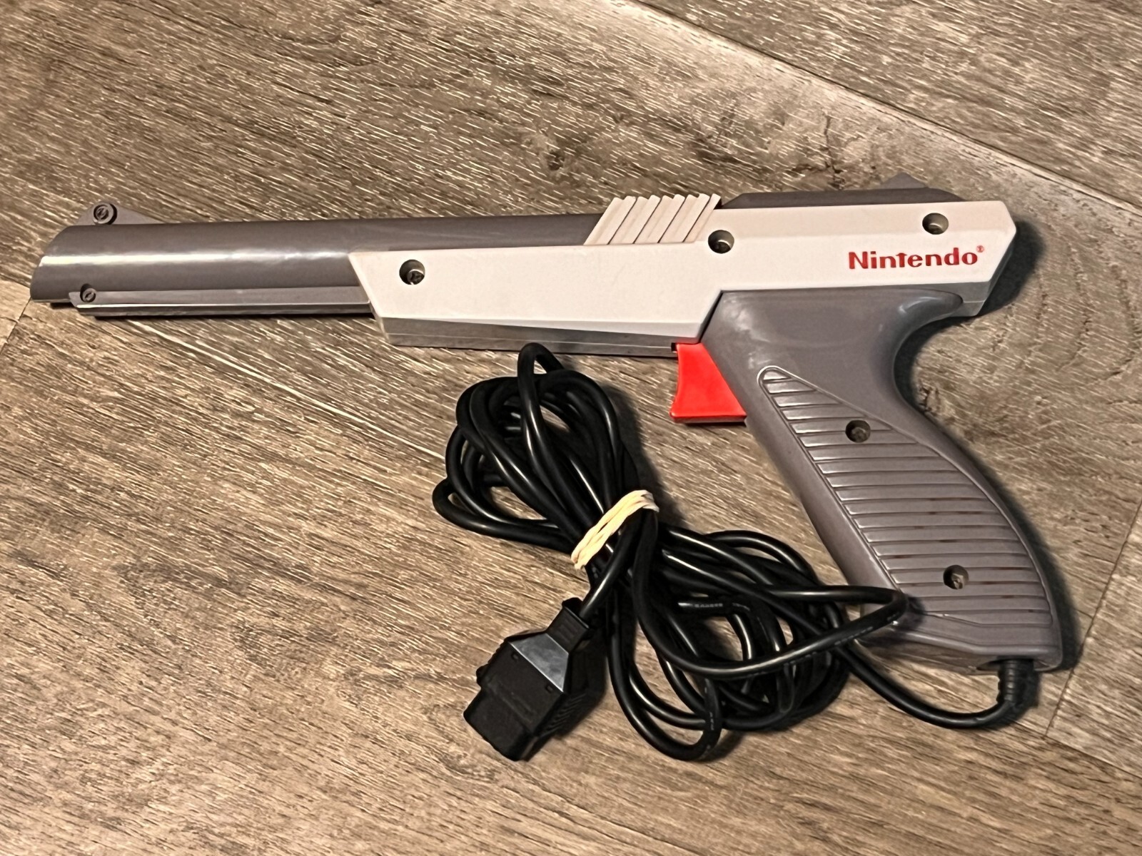 Nintendo Nes Light Gun Gray Controller OEM Authentic Cleaned Tested NES-005