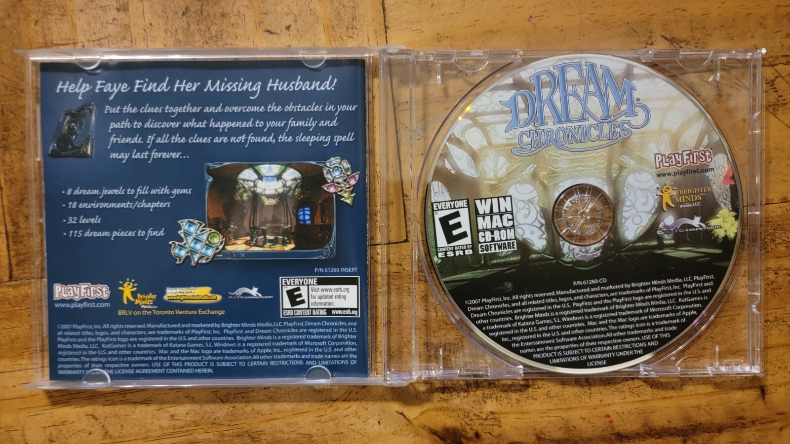 Dream Chronicles 2: The Eternal Maze Jewel Case (Windows/Mac, 2009)
